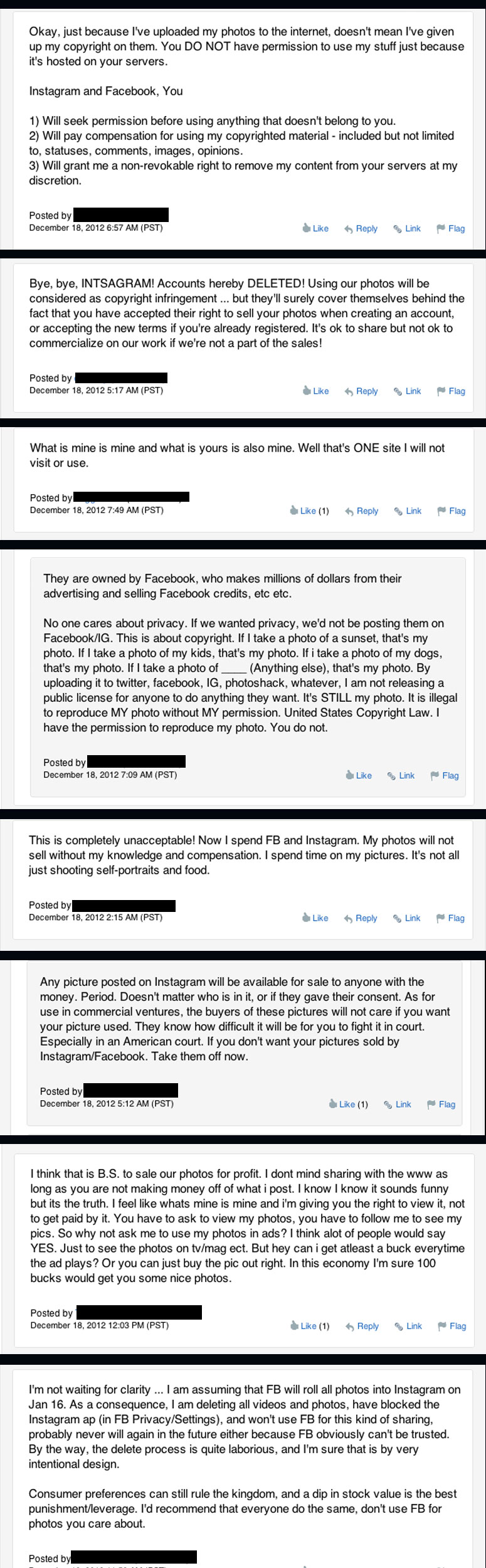 IP and Instagram–a Teaching Moment Perhaps?